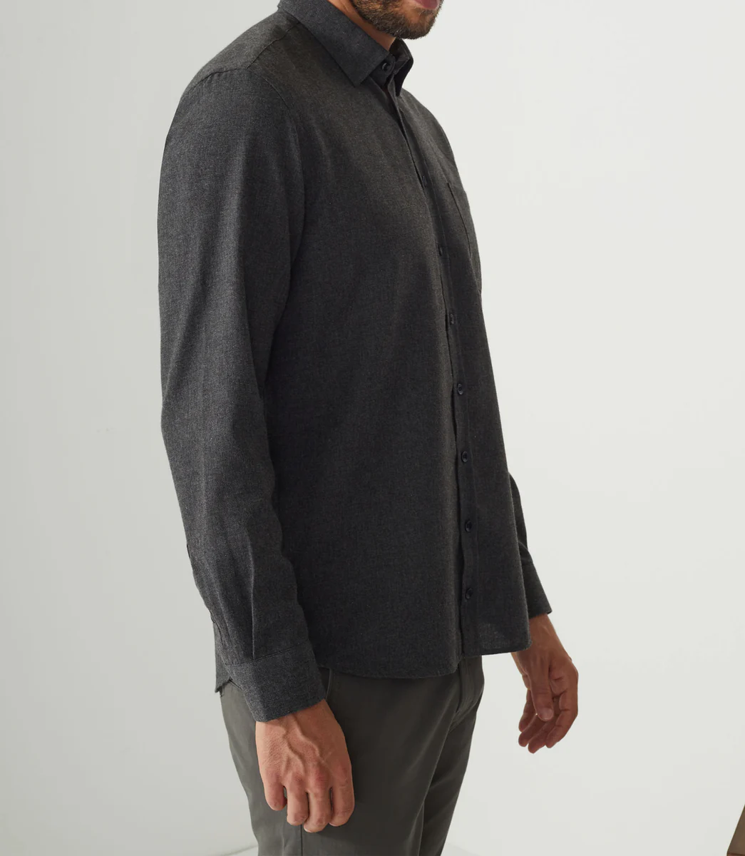 Chemise casual anthracite 