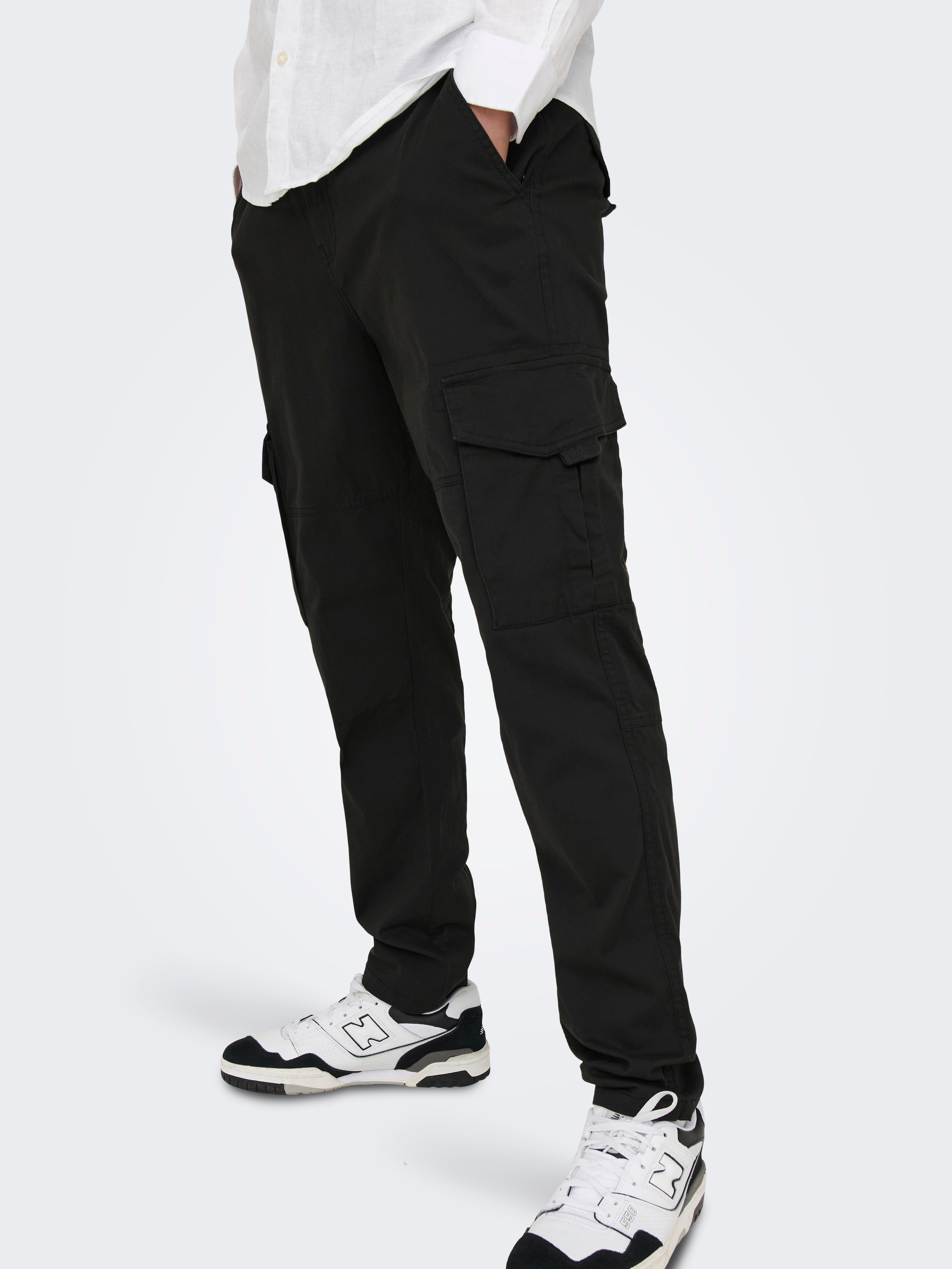 ONSDEAN Verjüngt Cargo-Hose Black