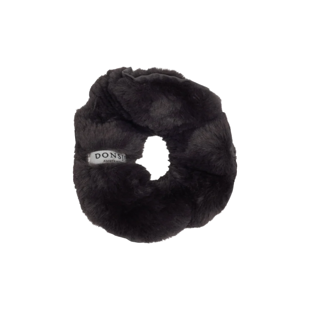 Hilfie Scrunchie | Blue Grey Teddy
