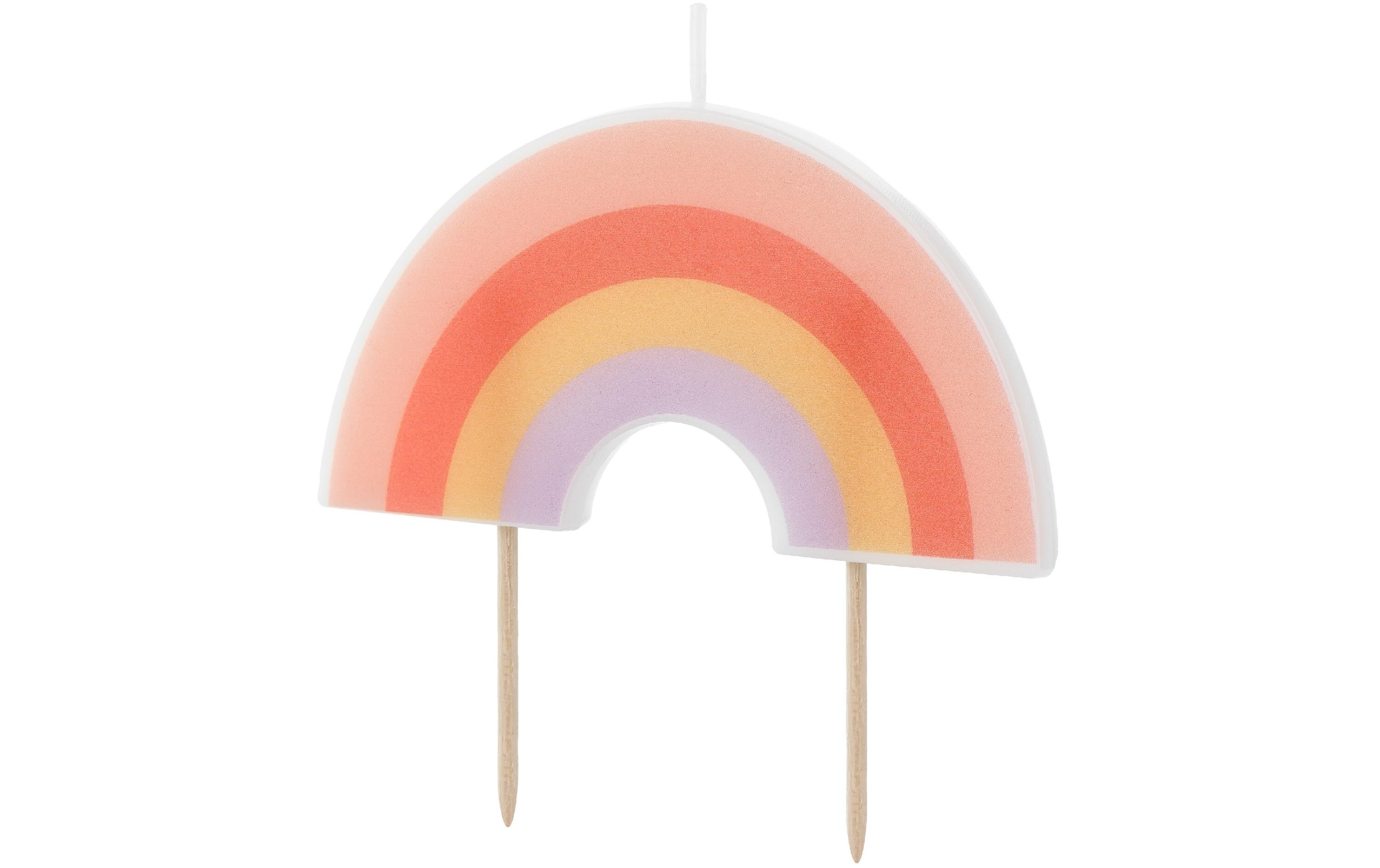 Kerze Regenbogen, 4.5 cm, 1 StückGeburtstagskerze