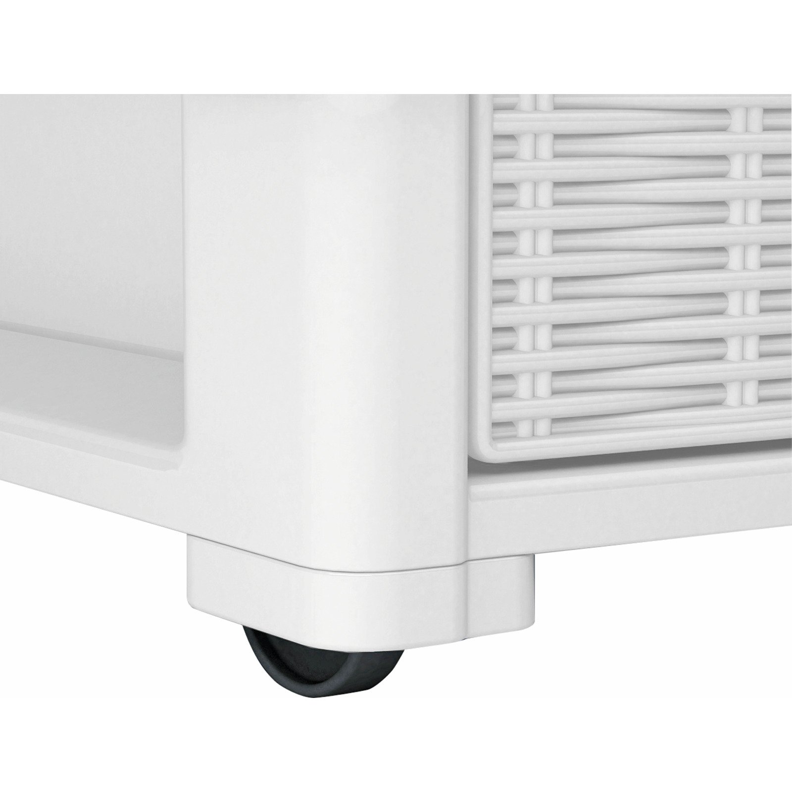 Kommode Elegance Polypropylen 39,5 x 79 x 39,5 cm weiss
