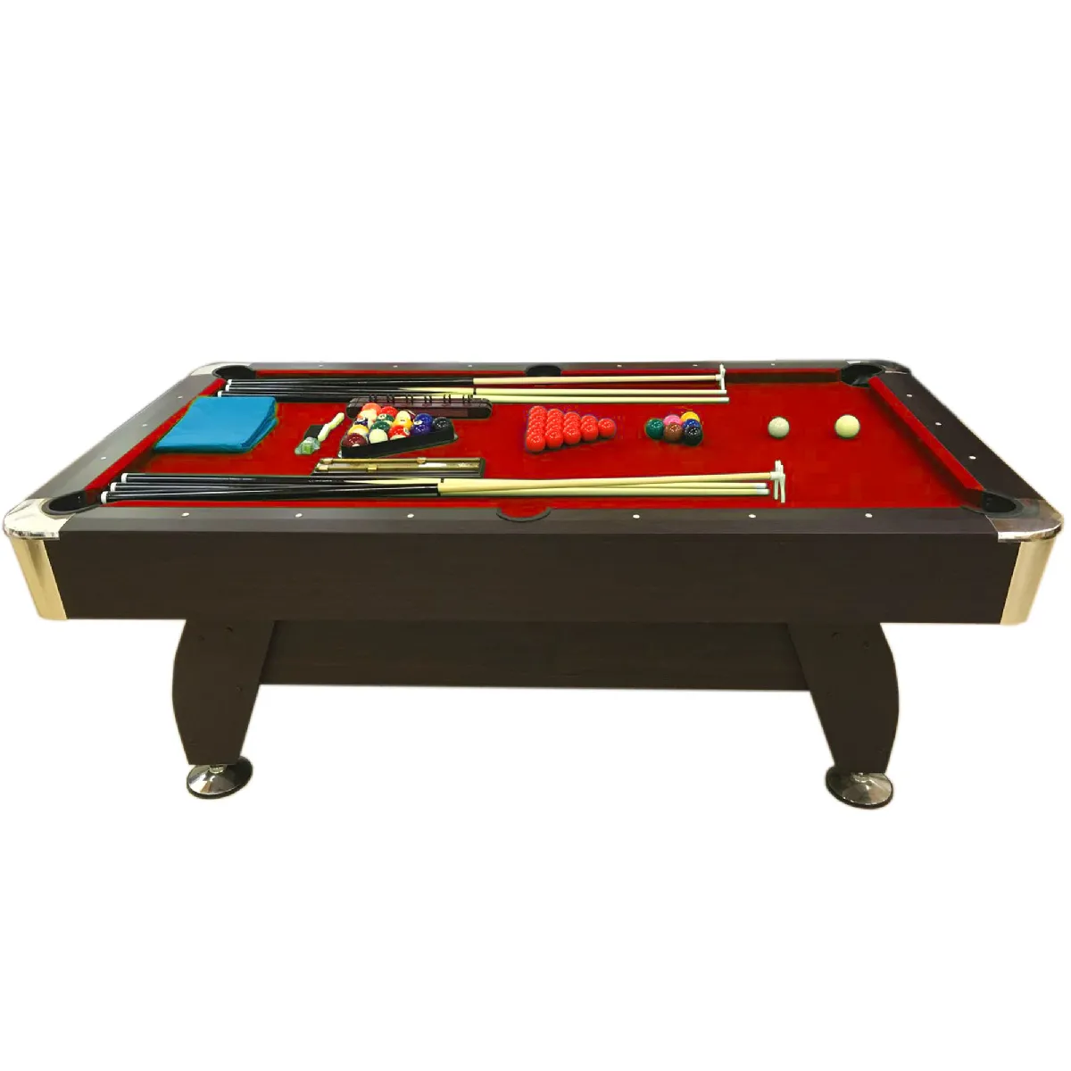 SIMBA Billard Américain 7ft Rouge