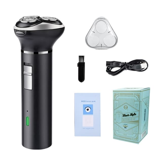 Shaver indbygget HD 1080P Motion detection WiFi-kamera med 64 GB hukommelseskort