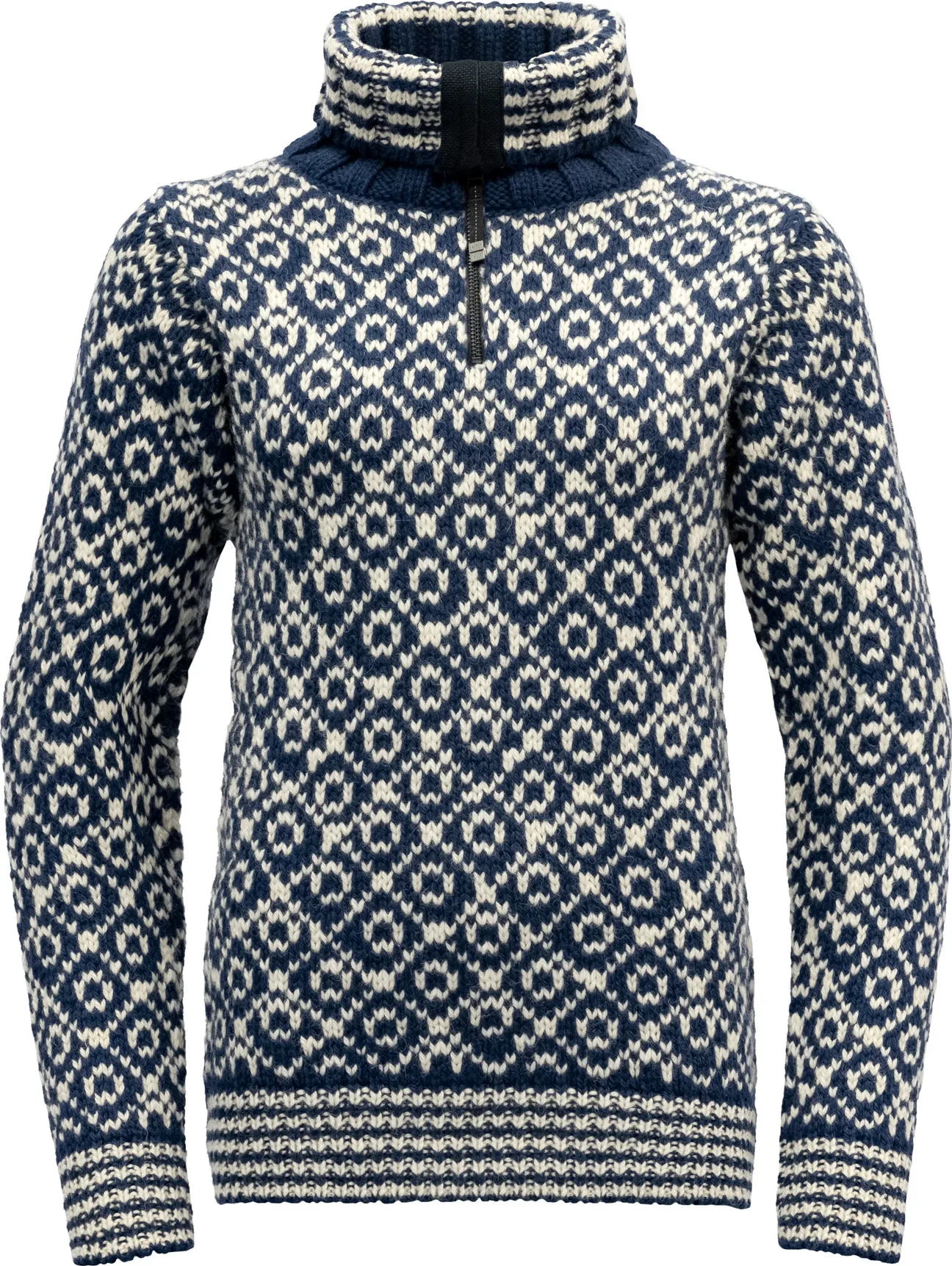 Devold Unisex Svalbard Wool Zip Neck Night
