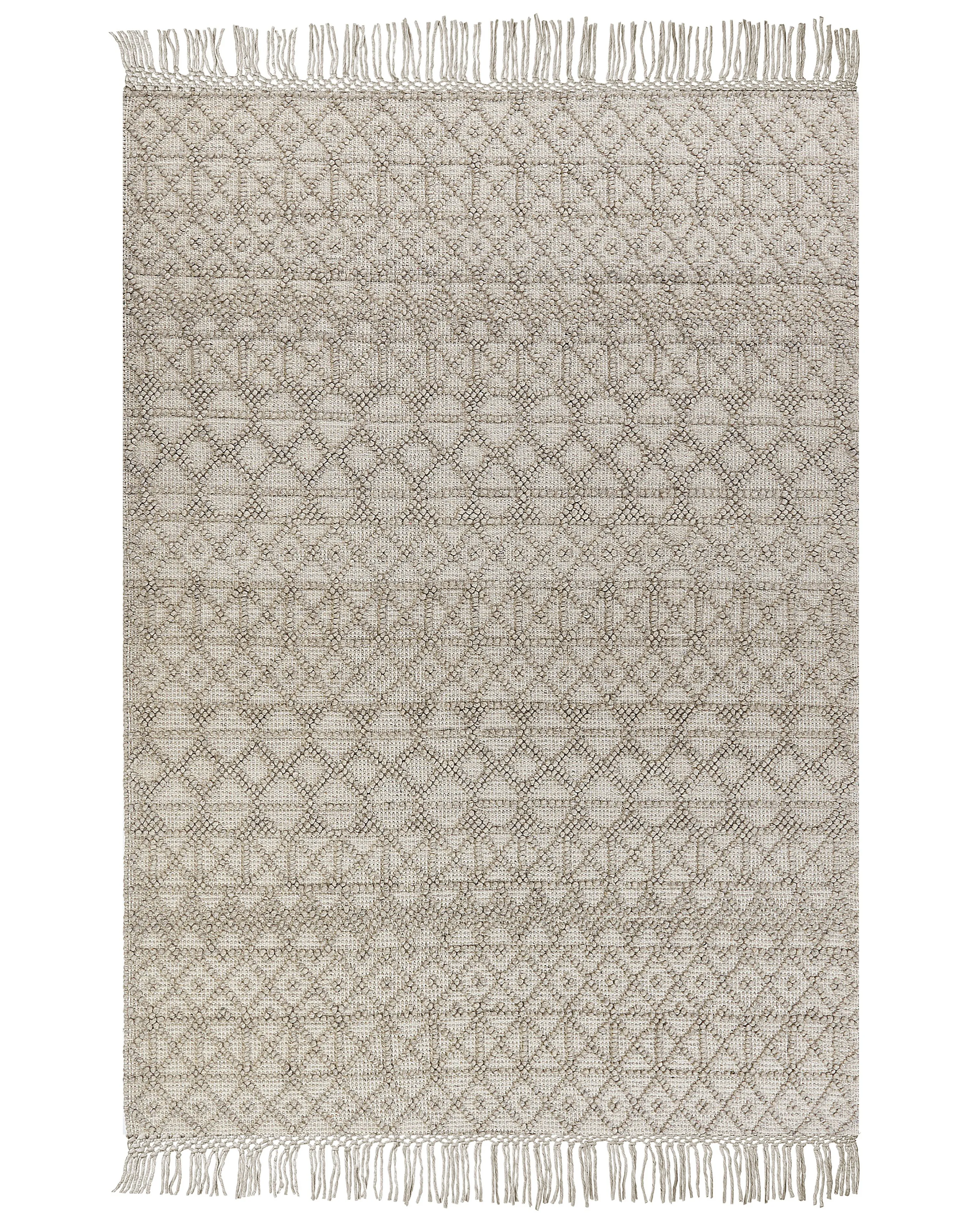 Vloerkleed ALUCRA Zandbeige 160 x 230 cm Wol