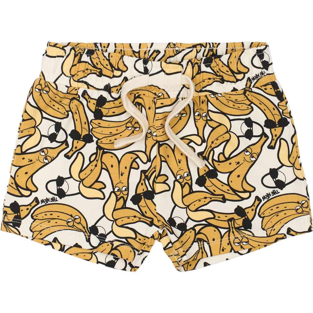 Køb THE NEW Siblings White Swan AOP Oscar Shorts