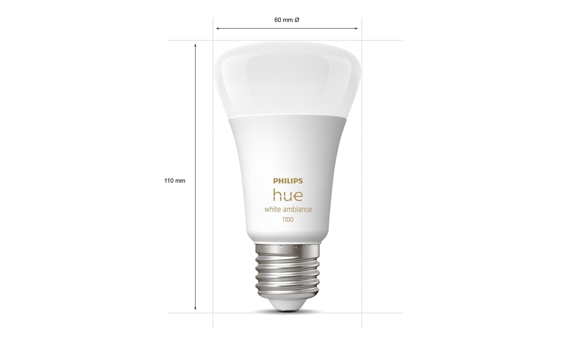 Philips Hue Spezialleuchtmittel »White Ambian« E27 Kaltweiss | Neutralweiss | Tageslichtweiss | Warmweiss