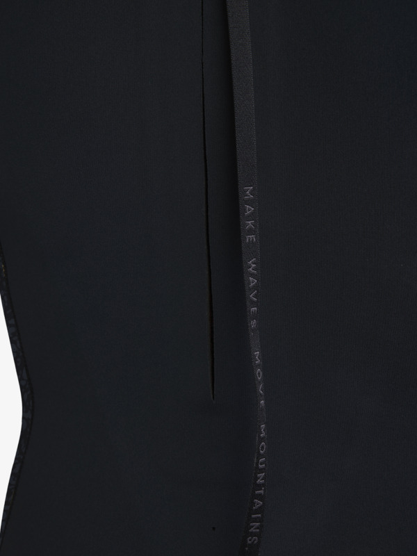 4/3mm Swell Natural Combinaison de surf back zip Noir Femme