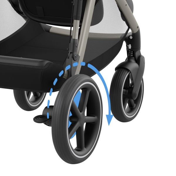 Cybex E-Gazelle S Kinderwagen 2-in-1 - Taupe - Almond Beige / Beige