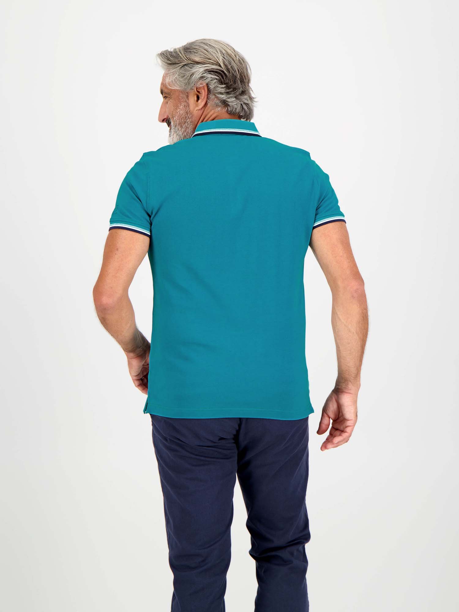 Polo Homme Manches Courtes Coton Biologique Vert
