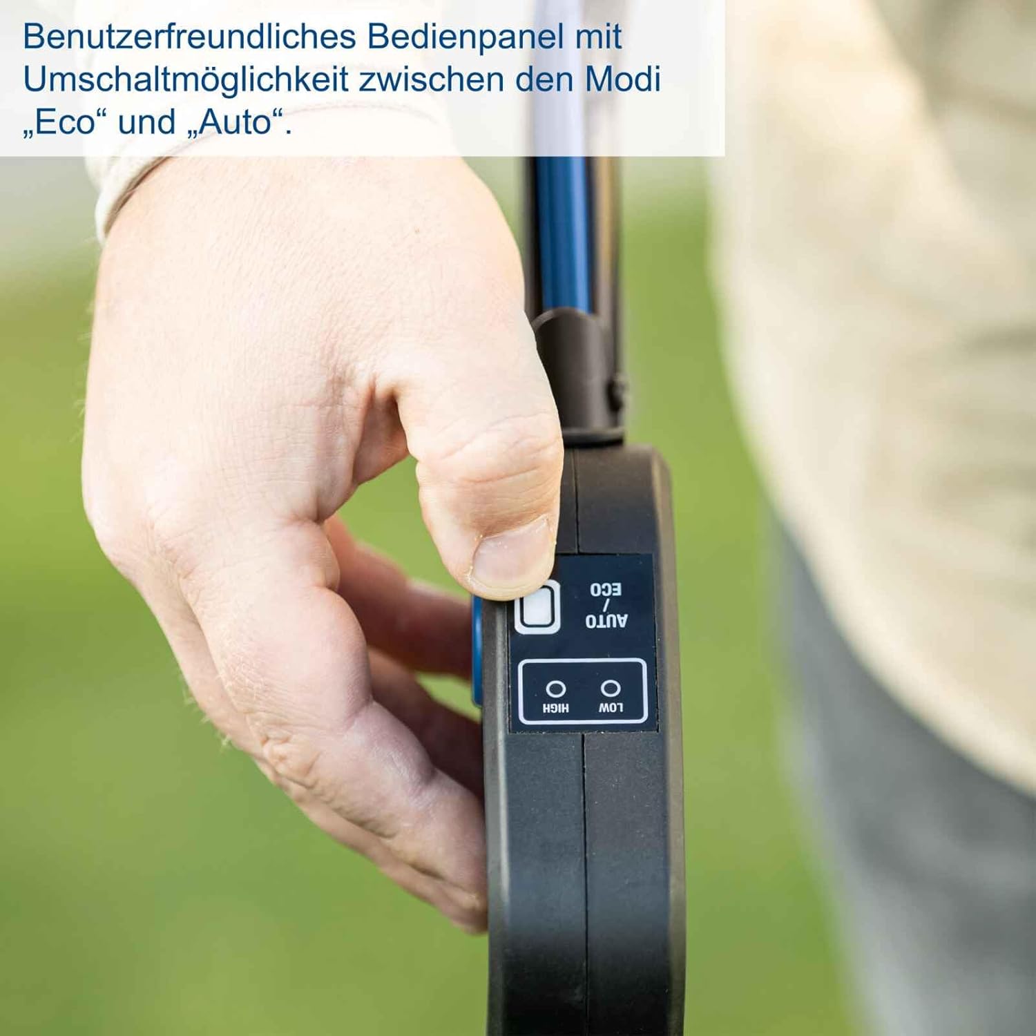 Scheppach Akku-Rasenmäher BC-MP430-X 20V Brushless Akkumäher | 43cm Schnittbreite | für 600-700 m2 | Schnitthöhenverstellung von 25–75mm | 50L Korb | 20V-IXES-Serie | mit 2x 4Ah Akku & Doppelladegerät
