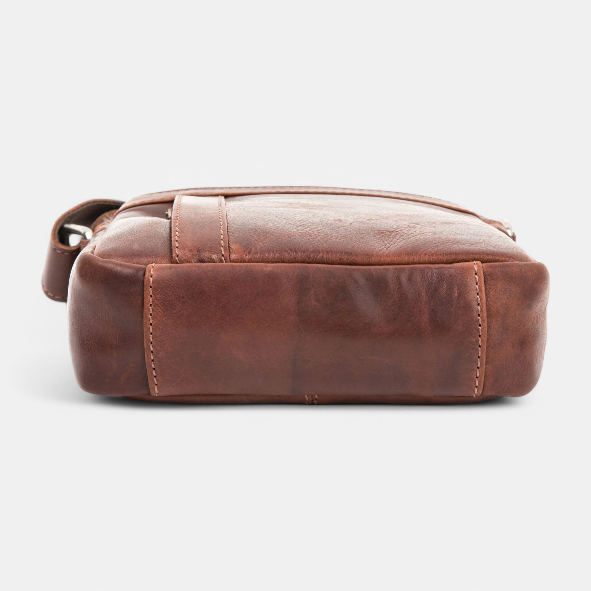 Sac homme en cuir marron
