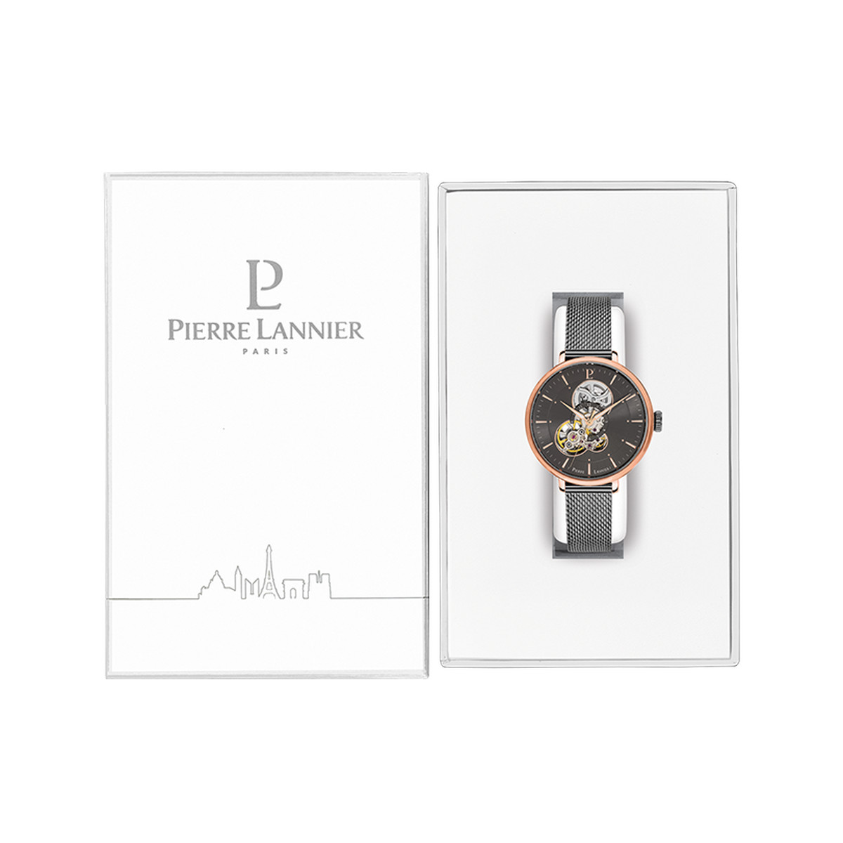 Montre PIERRE LANNIER Melodie homme automatique acier