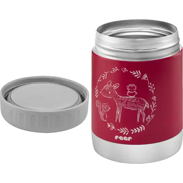 ColourDesign Edelstahl-Warmhaltebox, 300 ml Beerenrot