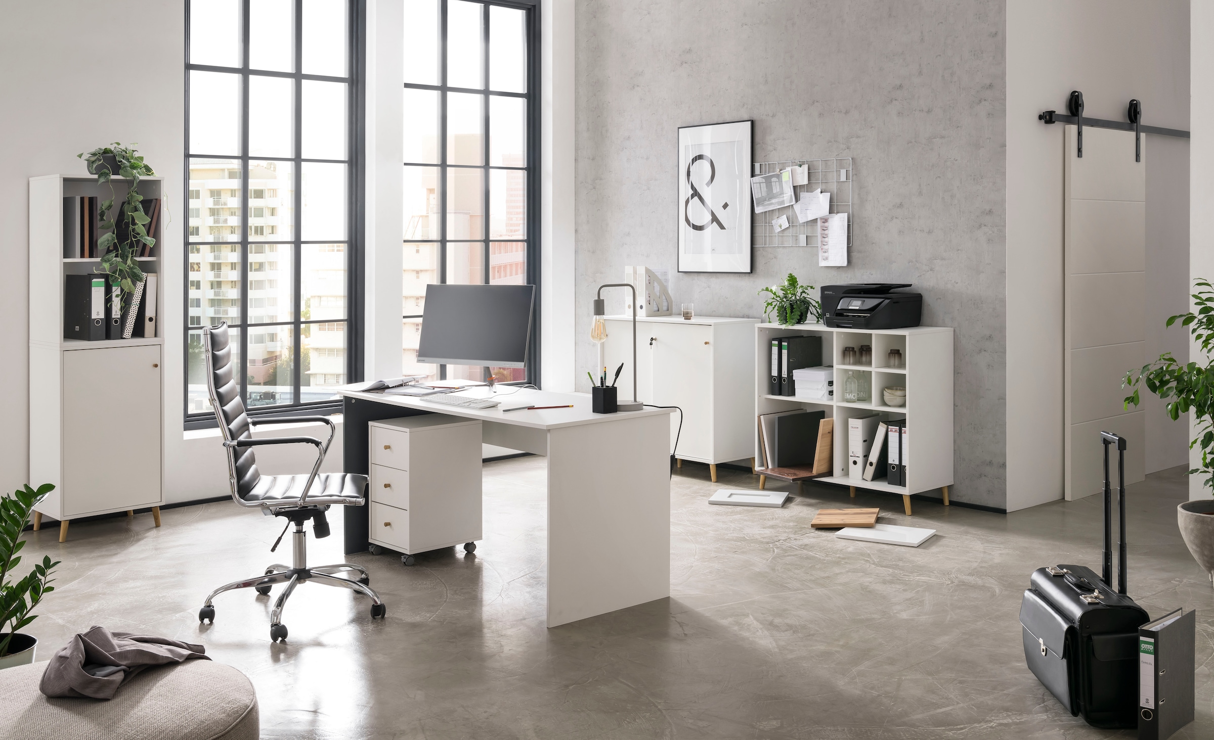 Schildmeyer Rollcontainer »Serie 500« Rollen feststellbar
