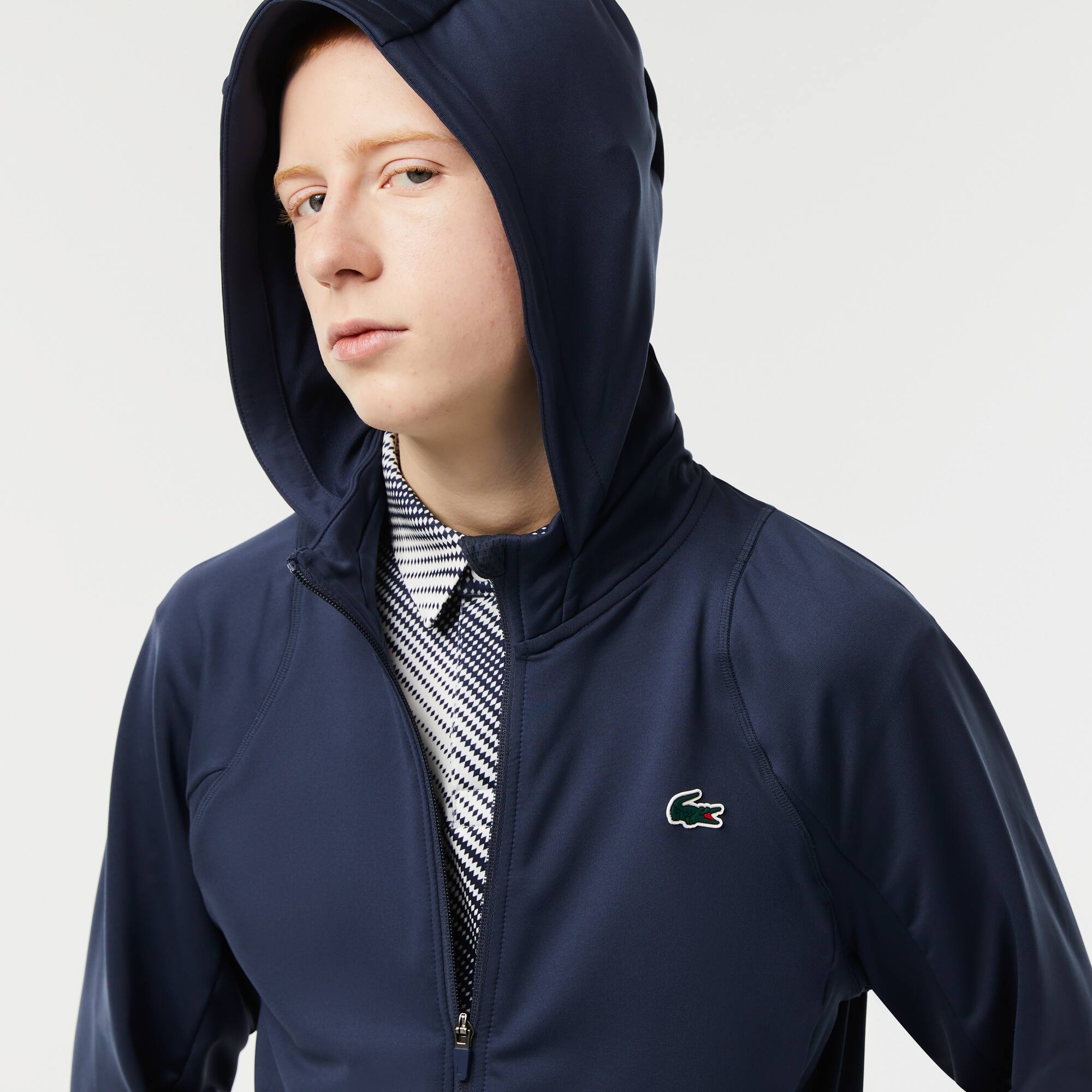 Sweatshirt zippé homme Lacoste Sport avec capuche et col montant Sweatshirts - Bleu - Lacoste - Homme