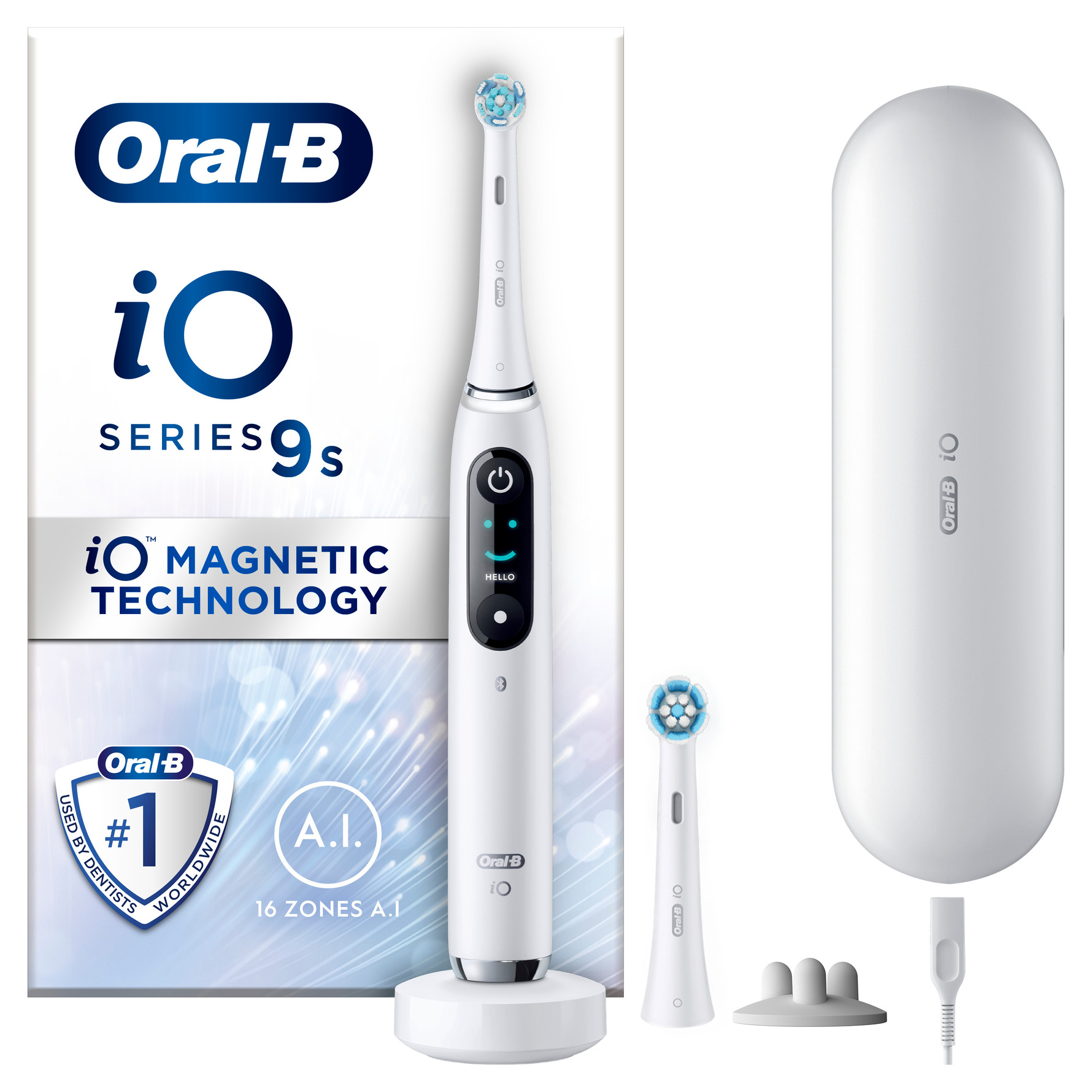 Oral-B iO 9s Eltandbørste Hvid