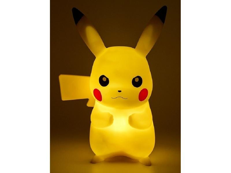 Teknofun Dekoleuchte Pikachu 25 cm (inkl. Fernbedienung) LED-Lampe im Pokémon-Design mit Fernbedienung