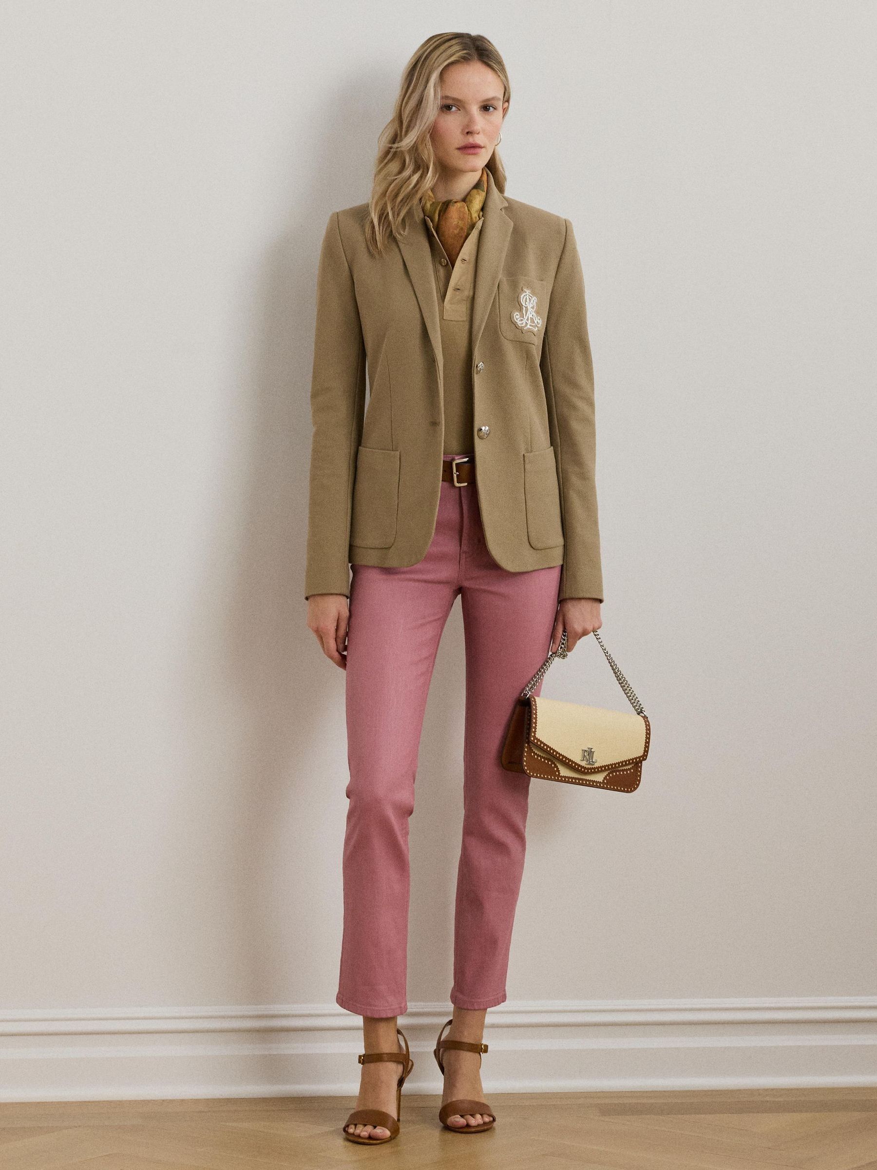 Madison lichtbruin - Lauren Ralph Lauren Anfisa Bullion Jacquard Blazer