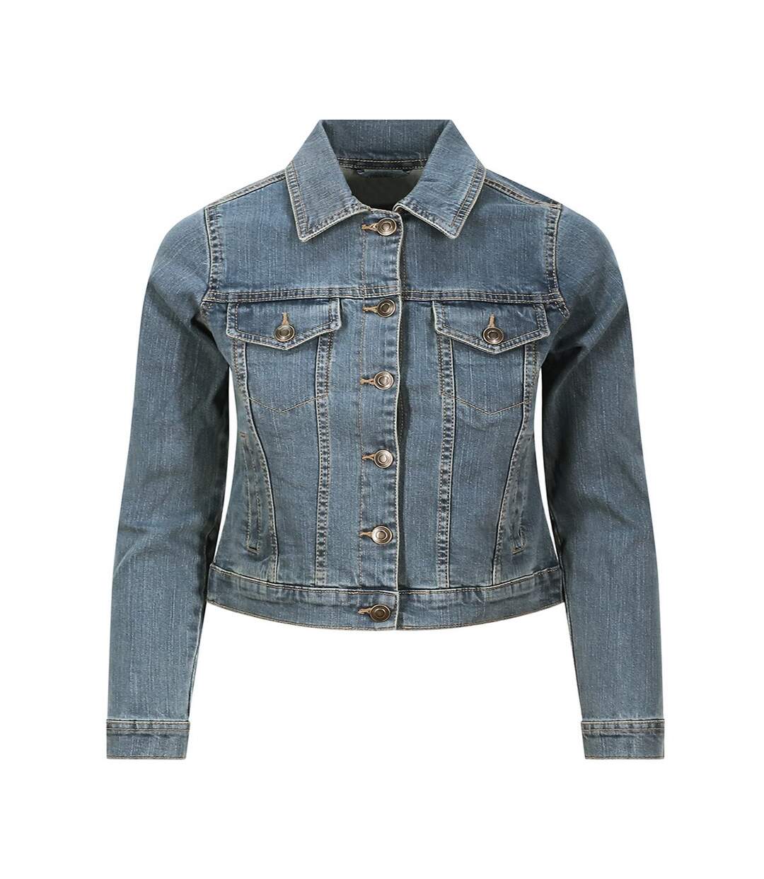 So Denim - Veste en jean OLIVIA - Femme (Bleu clair) - UTPC3639
