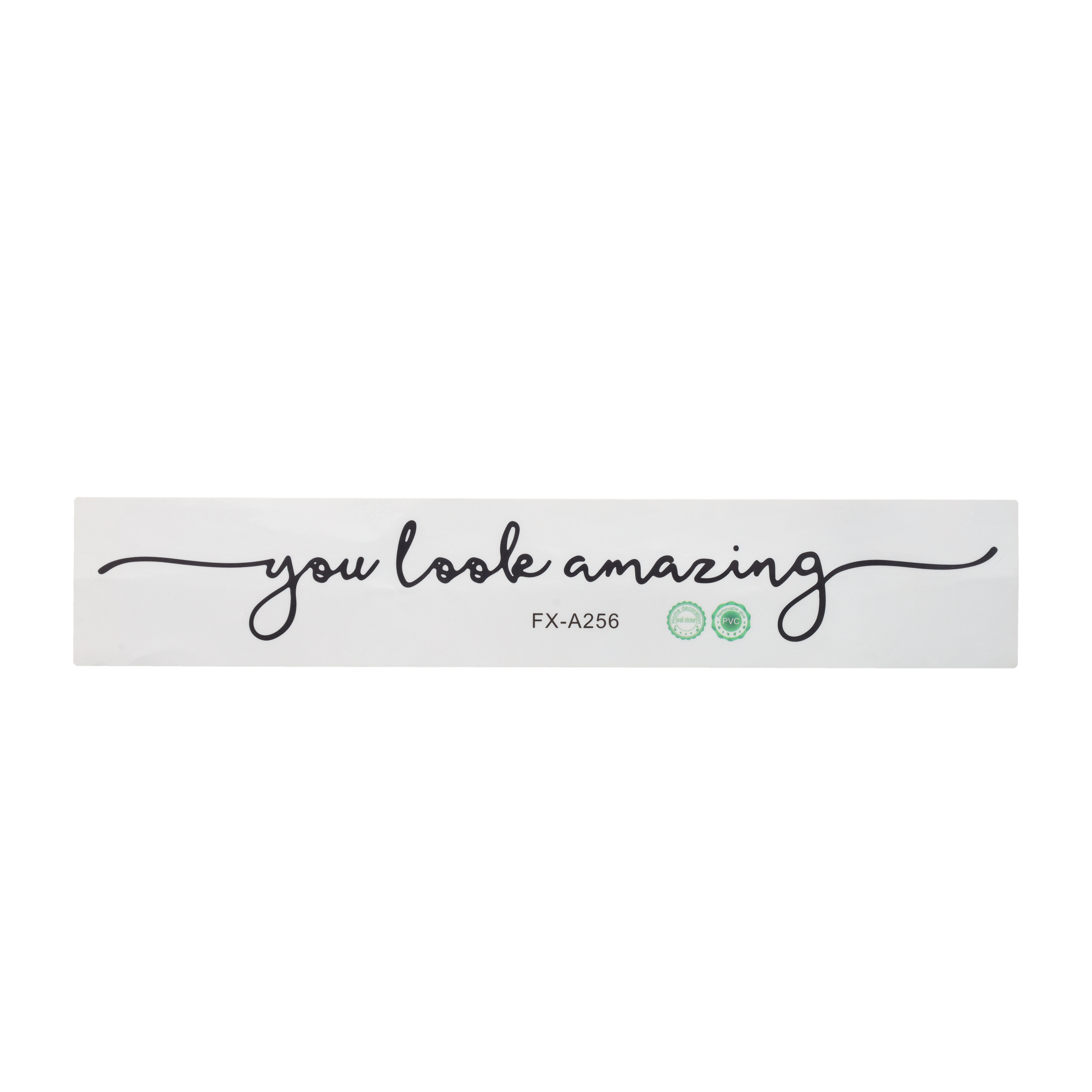 (39x7cm) Wandtattoo Spiegel Aufkleber Home Deko Zitat Wandsticker - You look amazing
