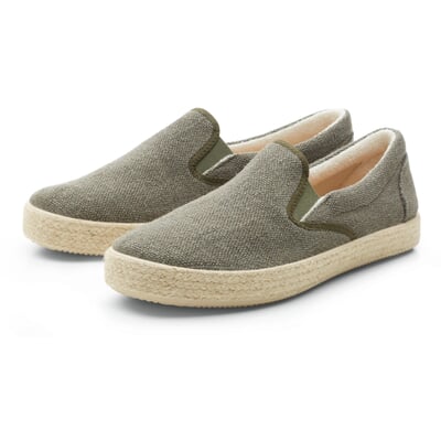 Herren-Hanfslipper, Khaki