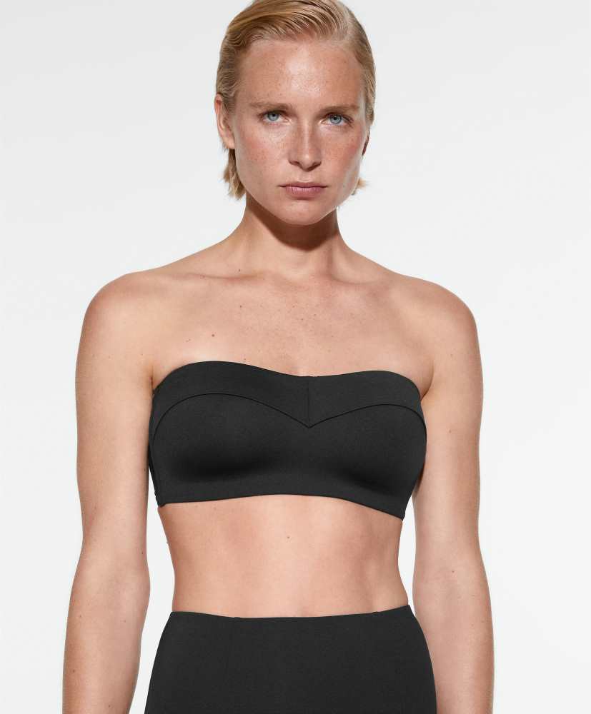 Top de biquíni estilo bandeau