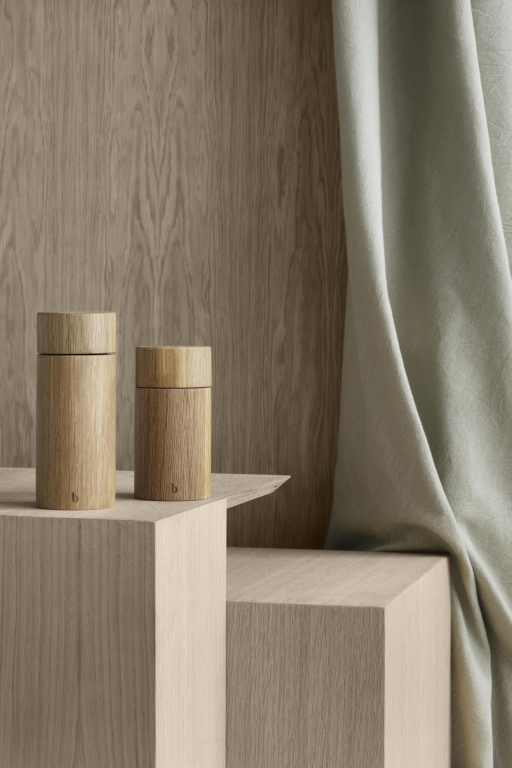 Broste Copenhagen Oak peper- en zoutmolen hout hoog