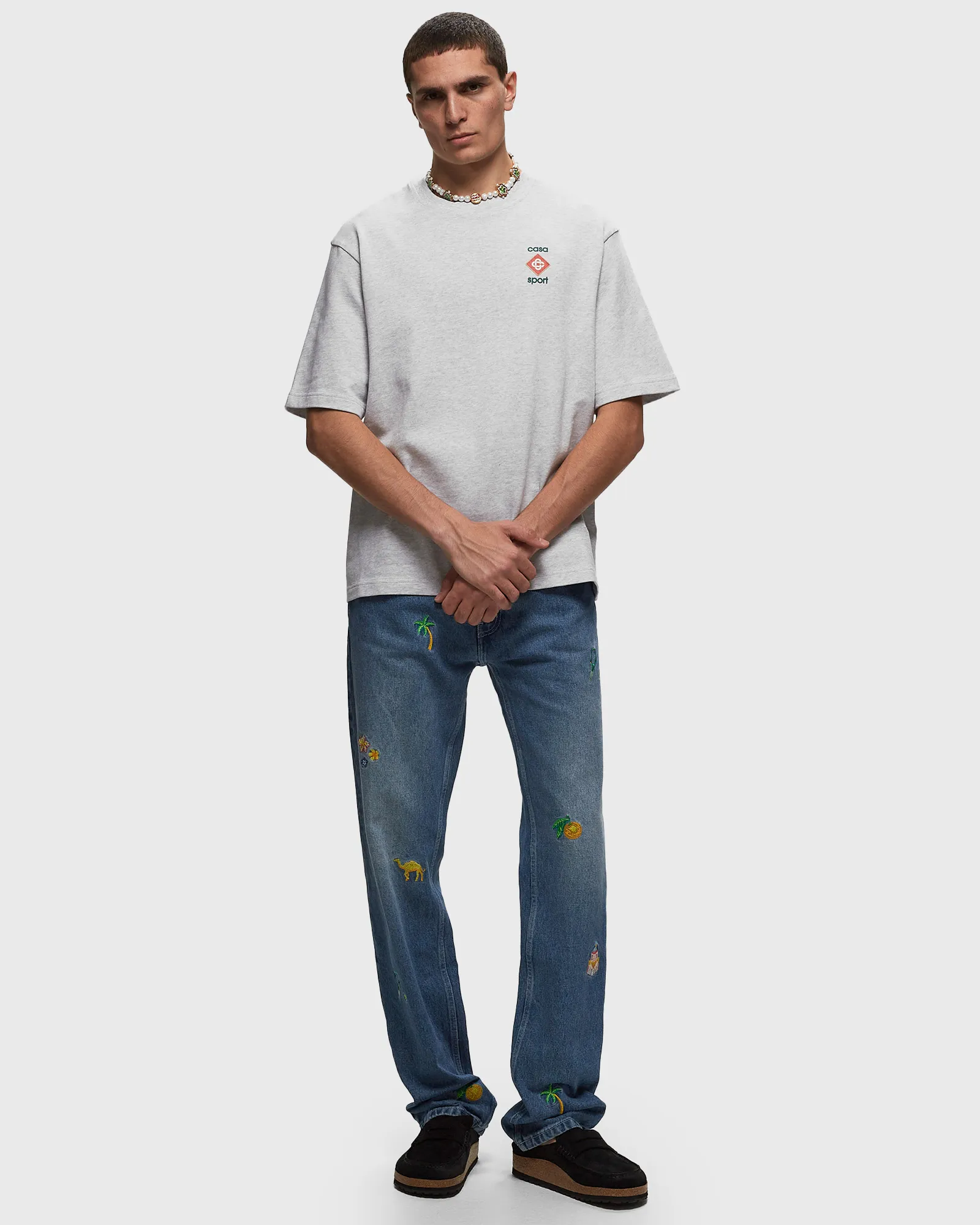 Casablanca CASA SPORT ICON 3D PRINTED OVERSIZED T-SHIRT