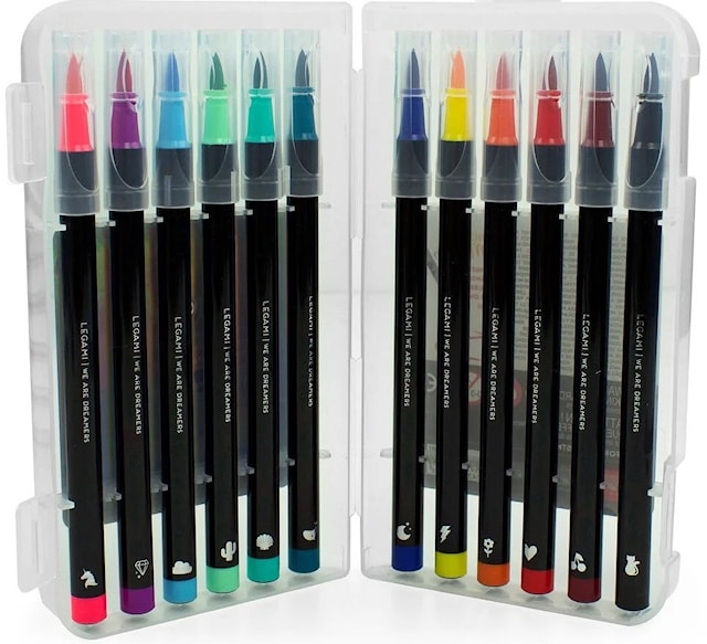 Brush Markers Standard Farger 12-pack Legami