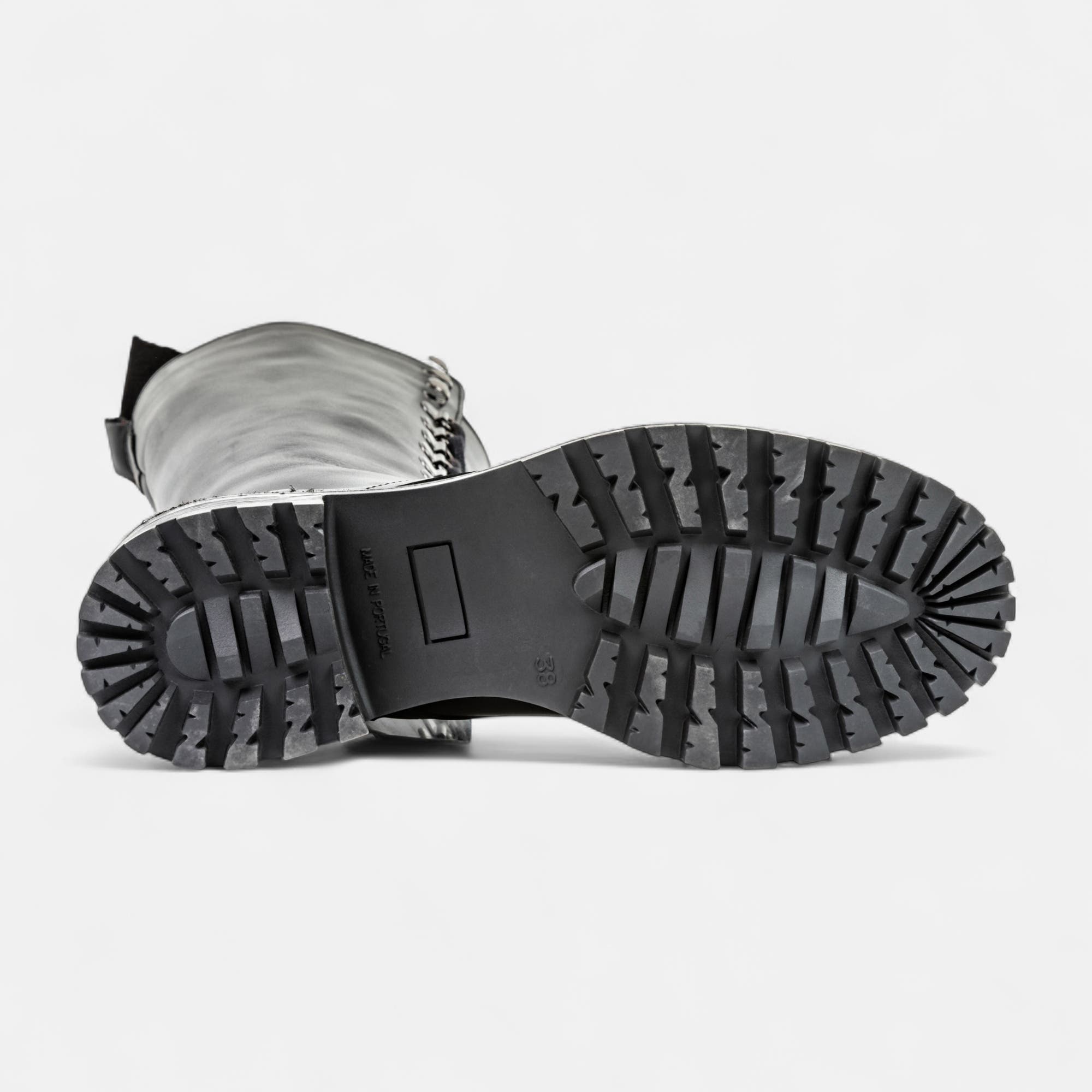 Bottes Femme en cuir noir