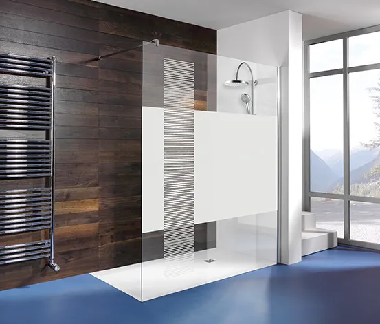 Breuer®-Dusche »Entra« –  Duschwand, alleinstehend, InStripe, 120 und 140 cm