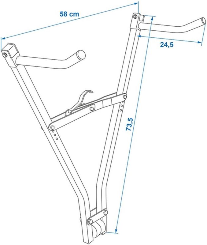 ProPlus - Fietsdrager - Trekhaak - Klick Fast II - 2 Fietsen - 30 kg