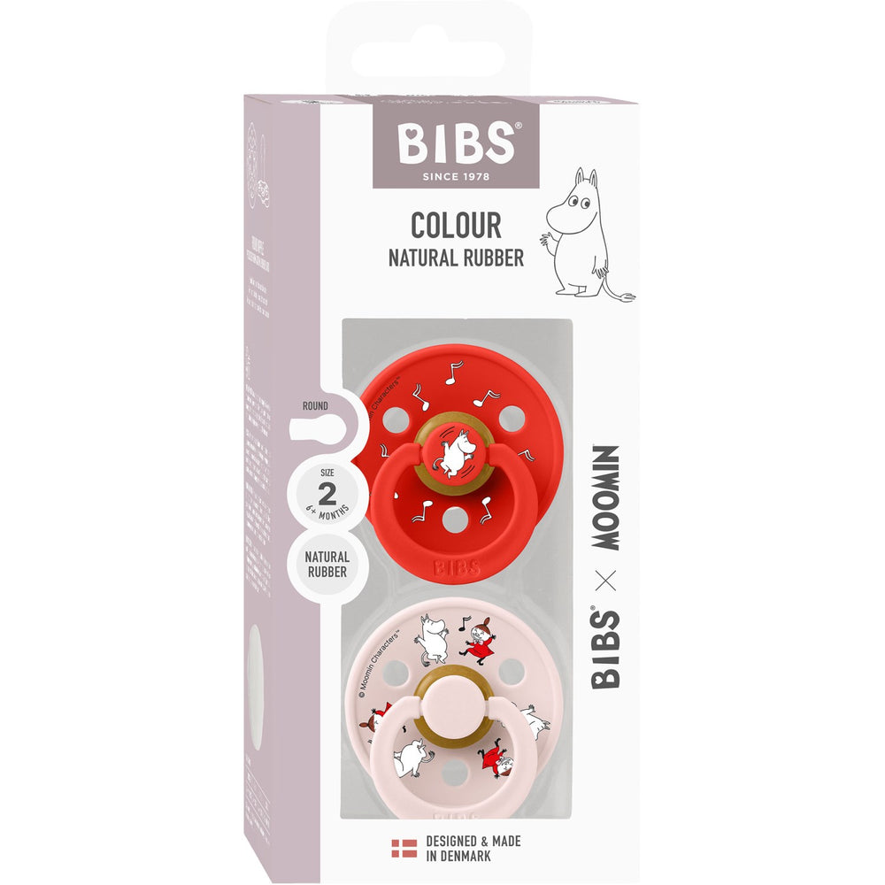Køb Bibs X Moomin Candy Apple Mix Sut Colour 2-Pak Dancing Latex
