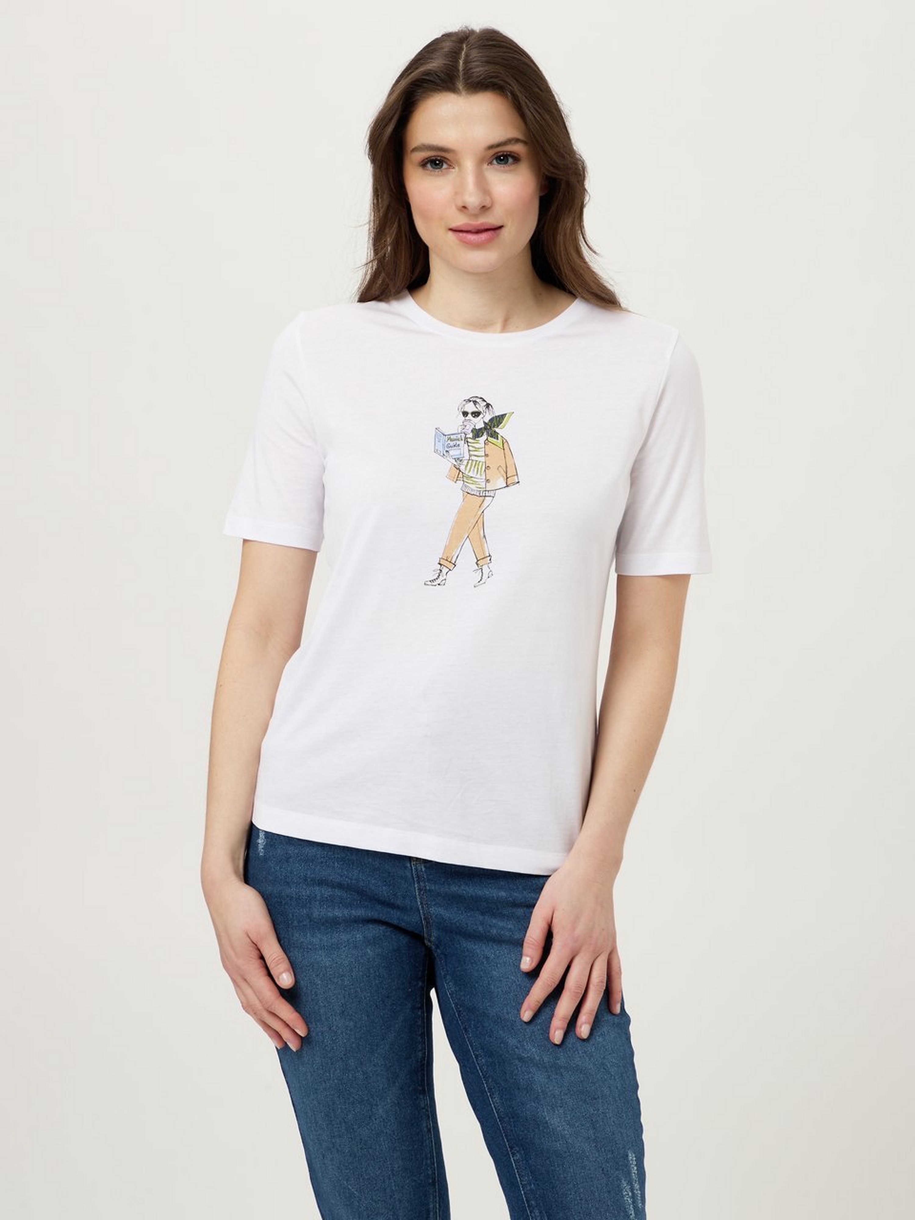 Rundhals-Shirt