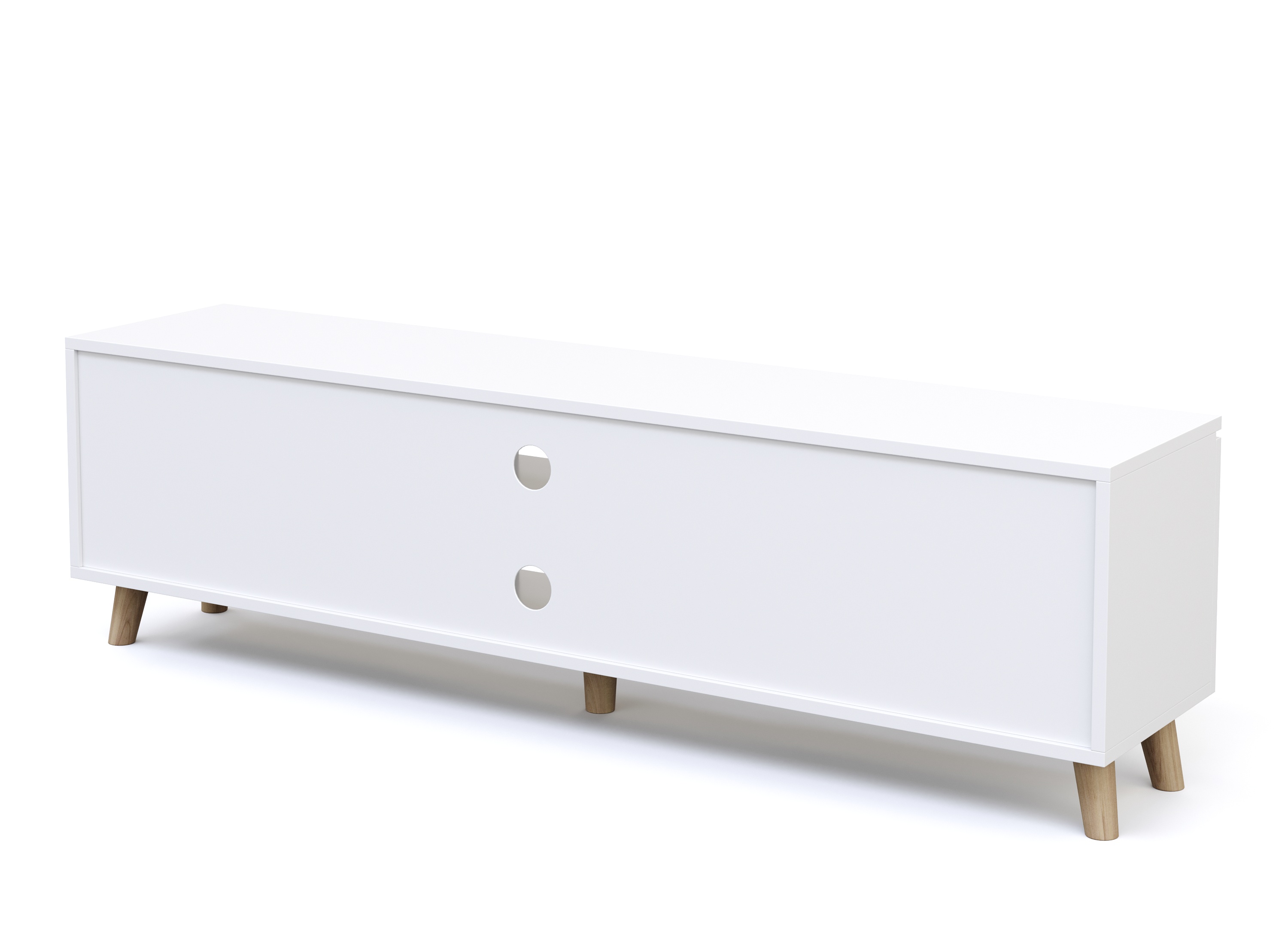 TV Möbel LED ANISTON weiss