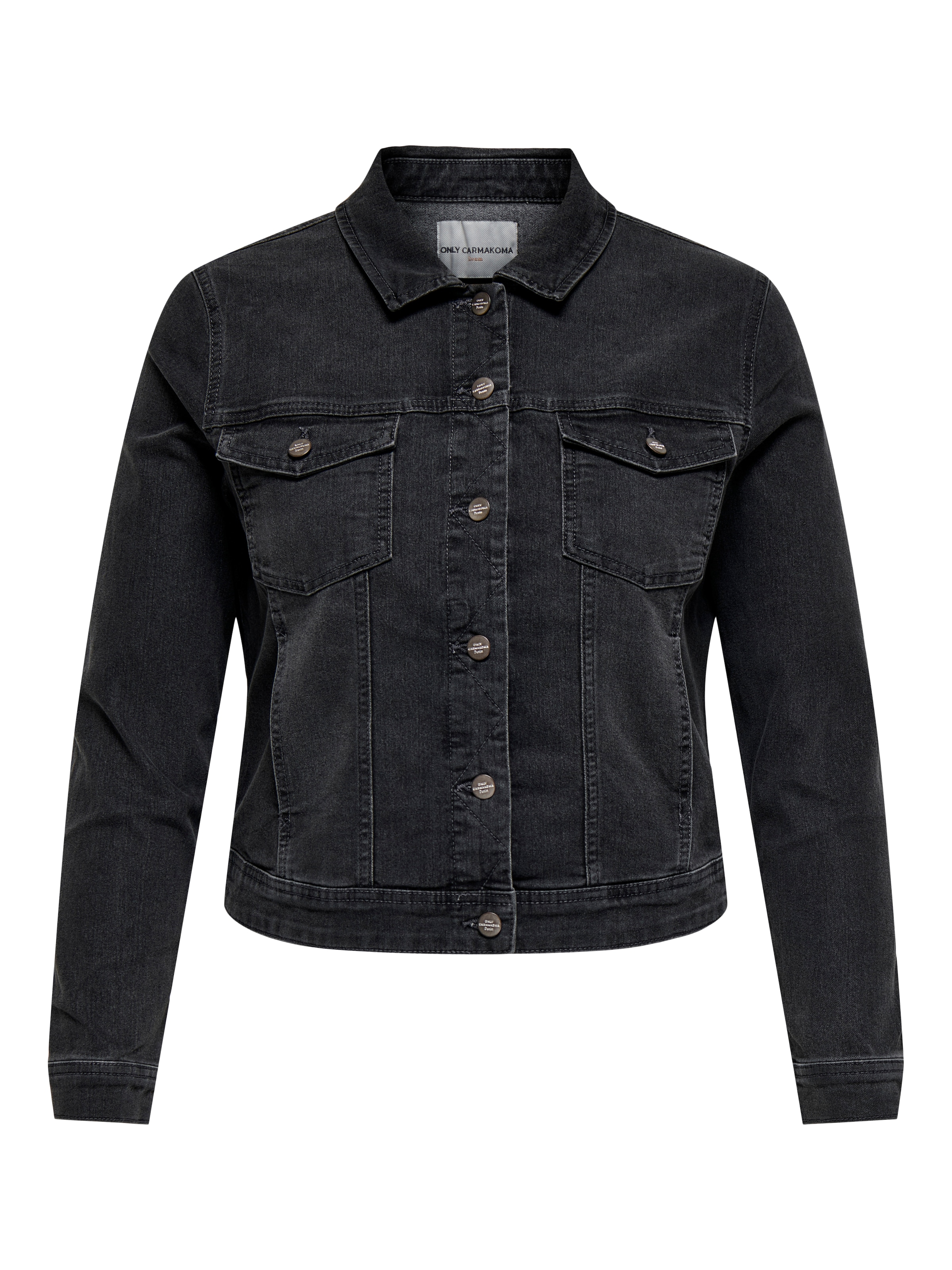 ONLY CARMAKOMA Jeansjacke »CARWESPA LS DGD JACKET DNM«
