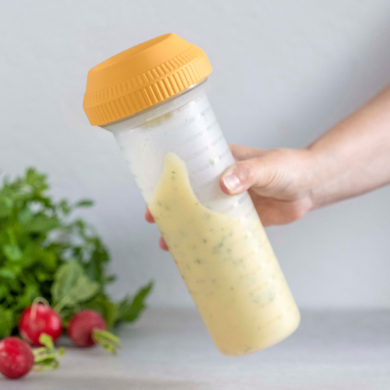 Shaker 750ml Der perfekte Alleskönner für die Zubereitung von Shakes, Dressings, Omeletts, Getränken und mehr!