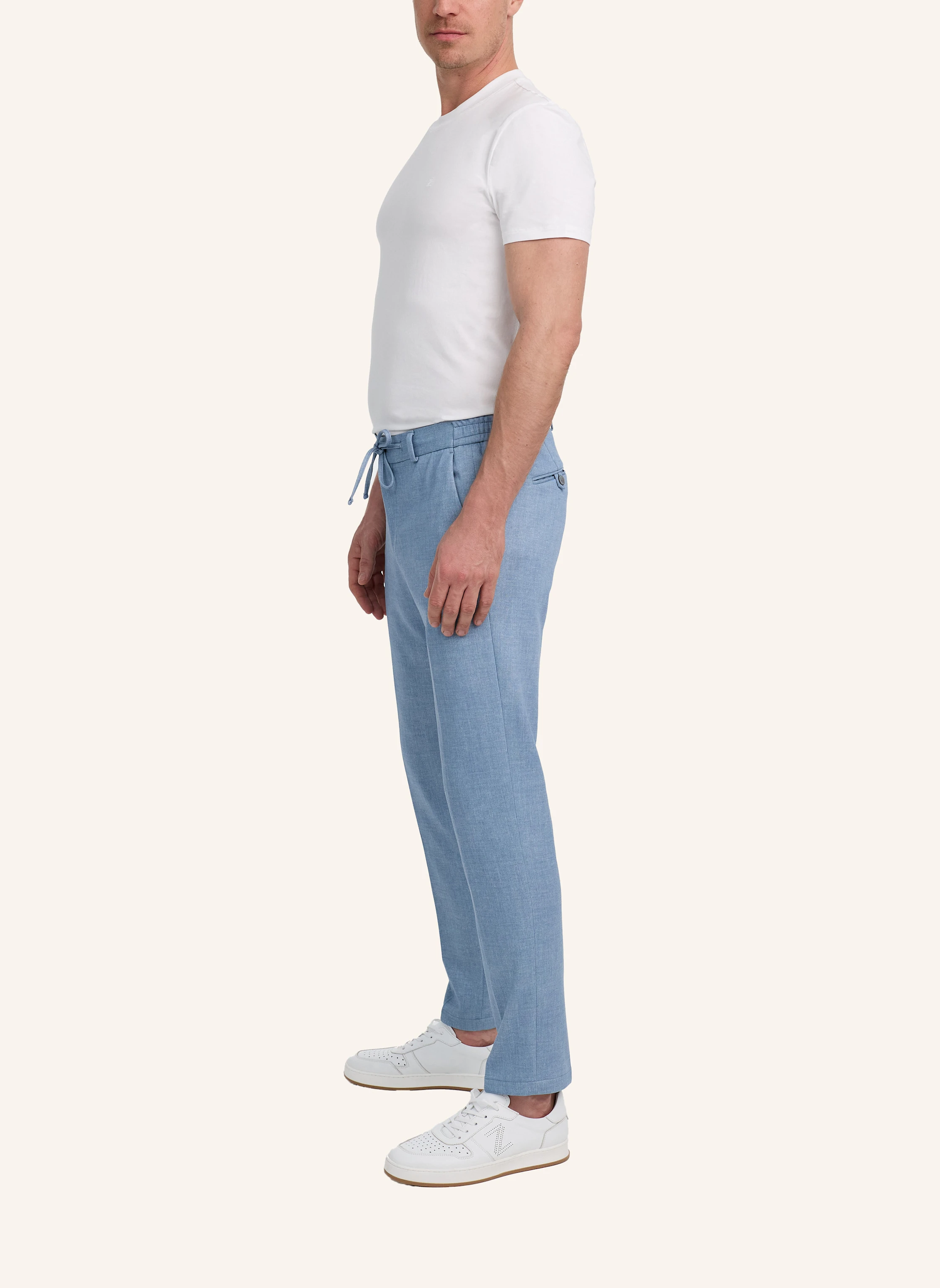 ZUITABLE Anzughose DISPARTAFLEX Slim Fit aus Jersey