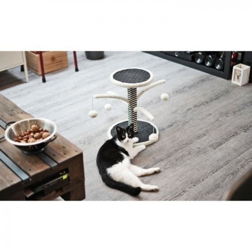 Arranhador de gato branco AIME com 4 galhos
