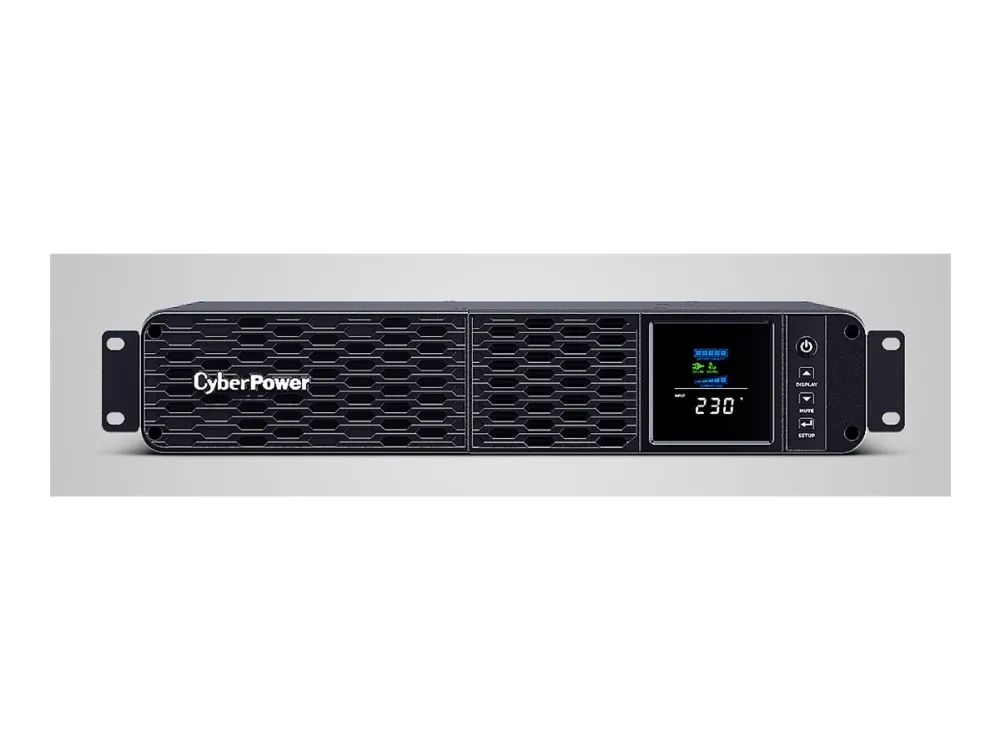 CyberPower PFC Sinewave (E) Series CP1200EIPFCRM2U - UPS (rackversion) - AC 230 V - 720 Watt - 1200 VA - USB, serial - output-stikforbindelser: 8 - aktiv PFC - 2U - sort