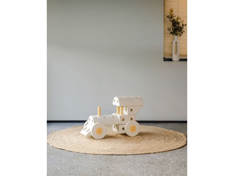 MODU Dreamer Set Sand Grey / Honey Yellow Kreatives Bauset zur Förderung der Grobmotorik