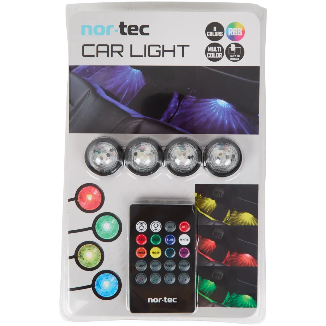 Nor-Tec auto ledverlichting 4 stuks
