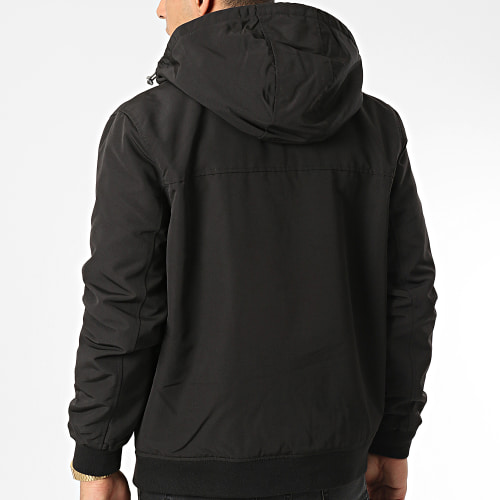 Veste Zippée Capuche Damian Noir