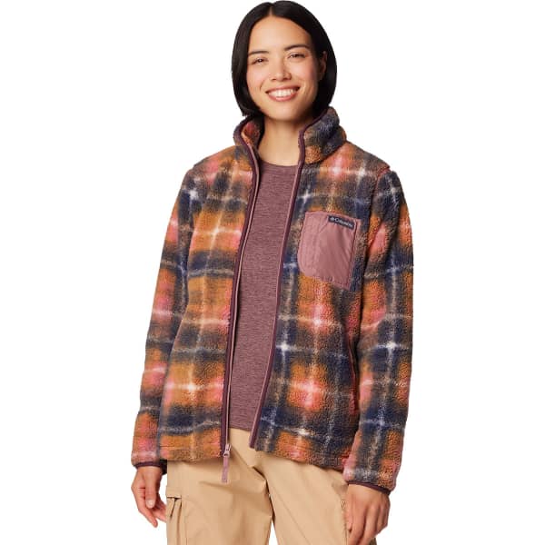 Veste polaire COLUMBIA WEST BEND PRINT FULL ZIP II W FIG OMBLUR