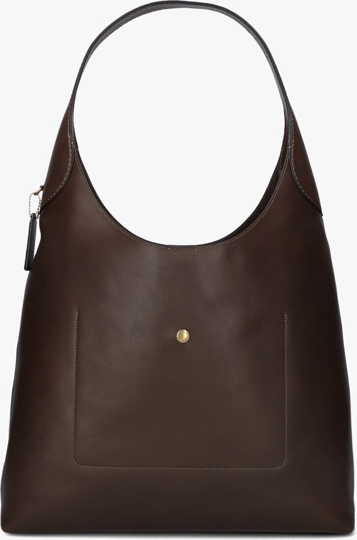 bruine coach schoudertas brooklyn shoulder bag 39