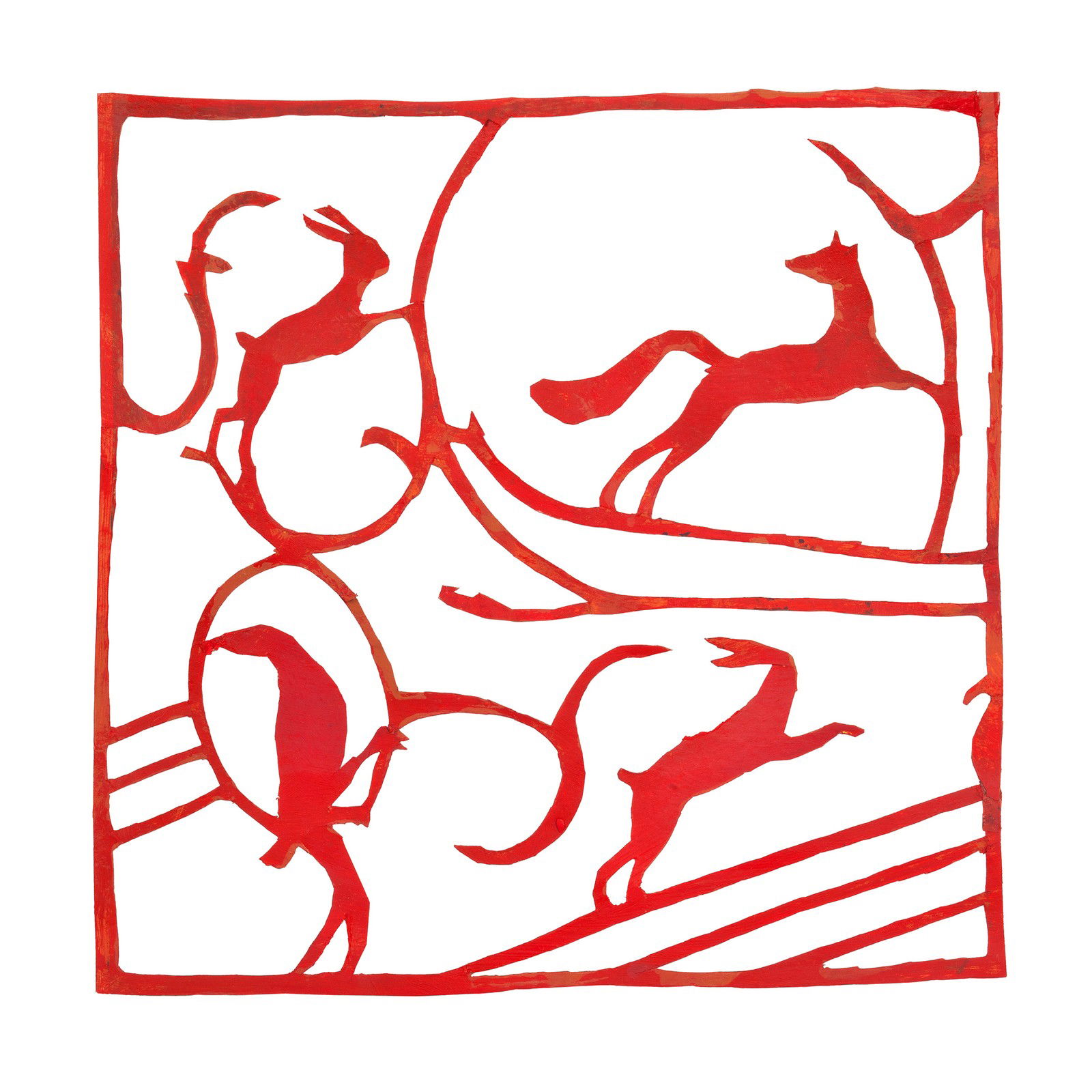 fox & rabbit by Sibylle Prinzessin Von Preussen - Limited Edition. Edition of: 100. Signed.