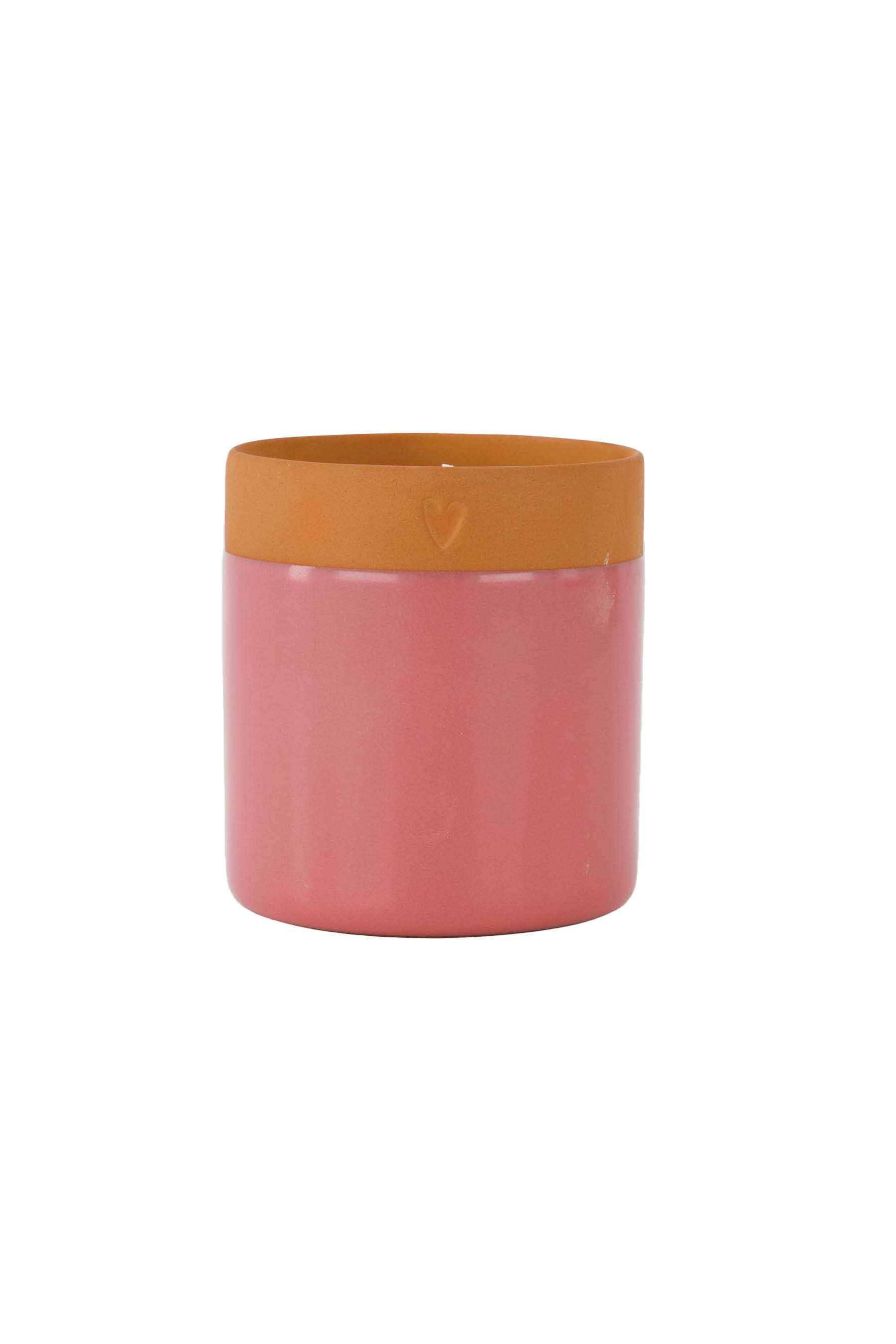 geurkaars terracotta hartje