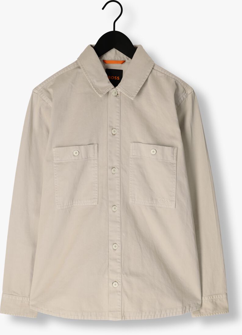 BOSS beige boss overshirt locky_1