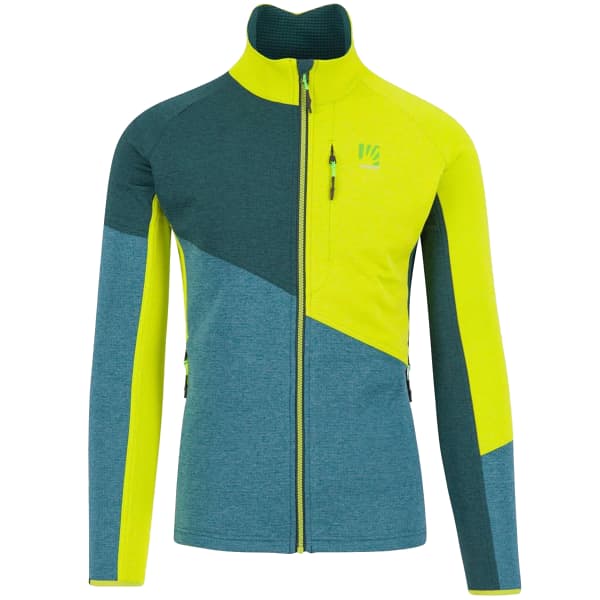Veste polaire ski rando KARPOS FEDERA F-Z FLEECE BALSAM/FOREST/KIWI COLADA